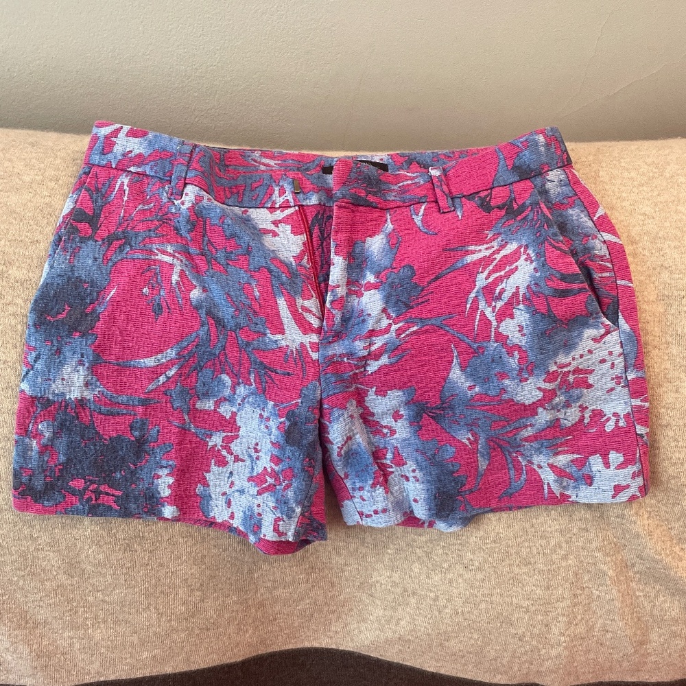 Banana Republic Womens Floral Print Cotton Shorts size 2